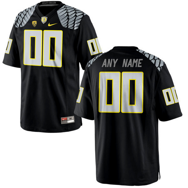 Men Oregon Duck Customized College Football Limited Jersey Black